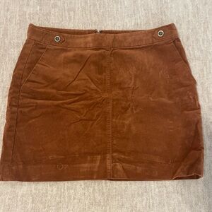 Banana Republic Brown Mini Skirt